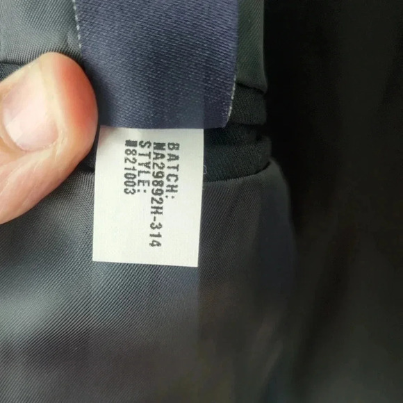 Nautica oversized navy blue gold button nautical - Picture 7 of 11